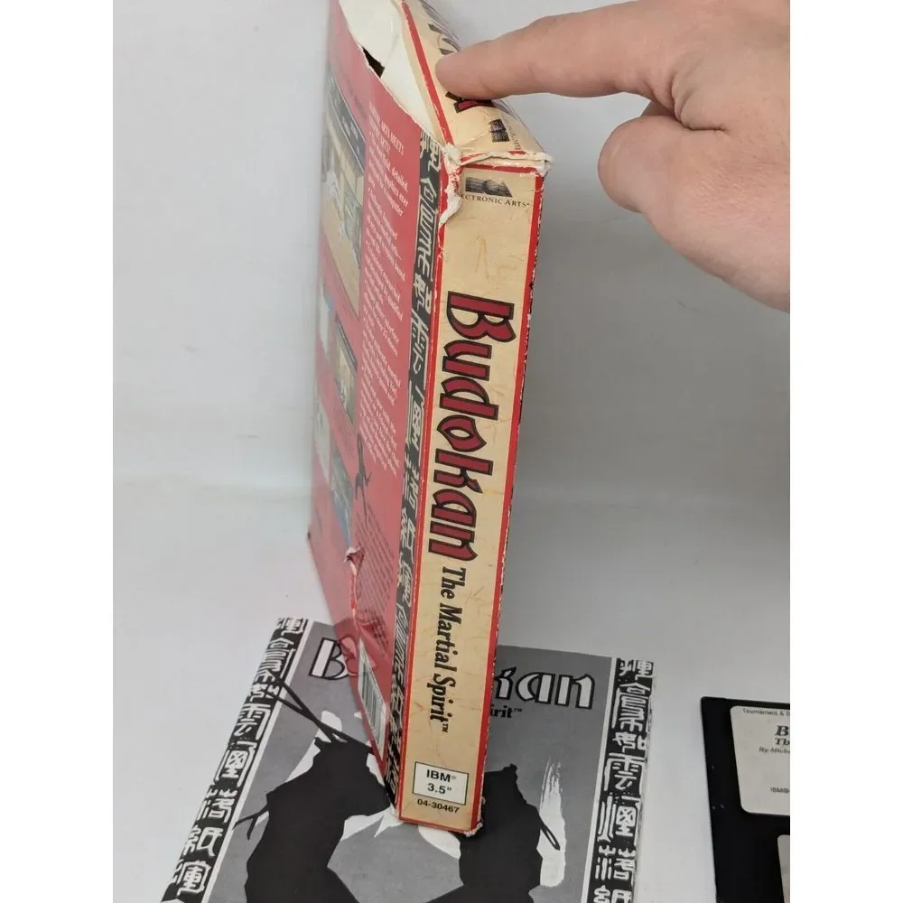 Budokan The Martial Spirit Big Box‎ IBM PC Game MS-DOS 3.5